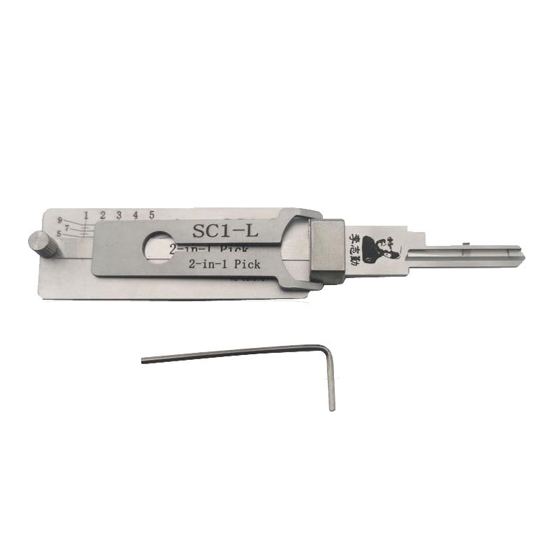 SC1-L Original Lishi Lock Pick Key Decoder Reader Locksmith Tool