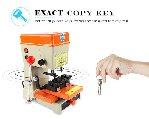 Key Duplicating Machine 339C Key Copy Machine Car Door Key Automatic Key Cutting Machine With Full Set Cutters For Locksmith Tools DEFU 339C