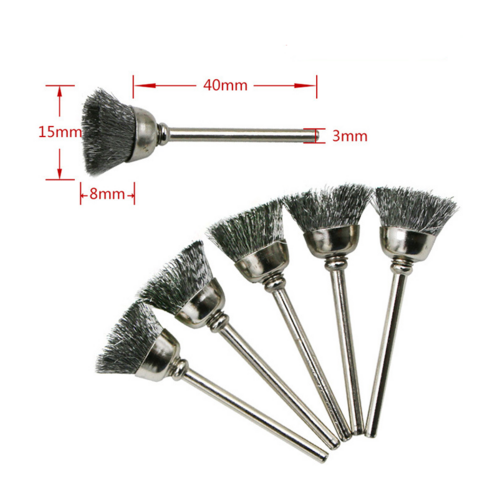 Stainless Steel Wire Brush For Dremel Tool rotary die grinder  removal wheel 20Pcs Lot