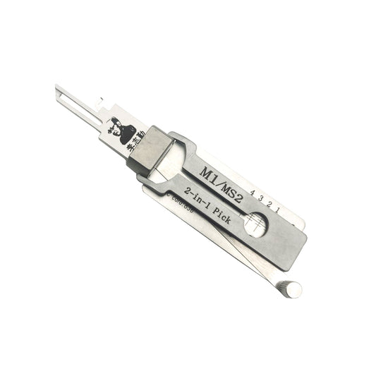 M1/MS2 Original Lishi Lock Pick Key Decoder Reader Locksmith Tool for M1/MS2 Master Lock