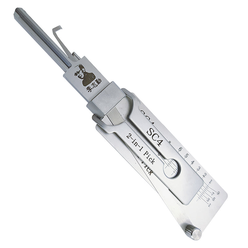 SC4 Original Lishi Lock Pick Key Decoder Reader Locksmith Tool for Schlage SC4