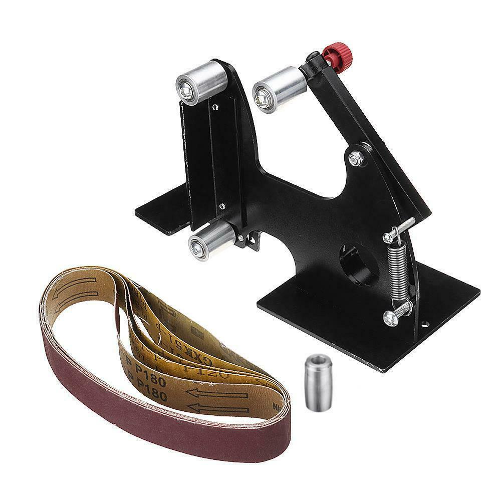 Angle Grinder Belt Sander Attachment Metal Wood Sanding Belt