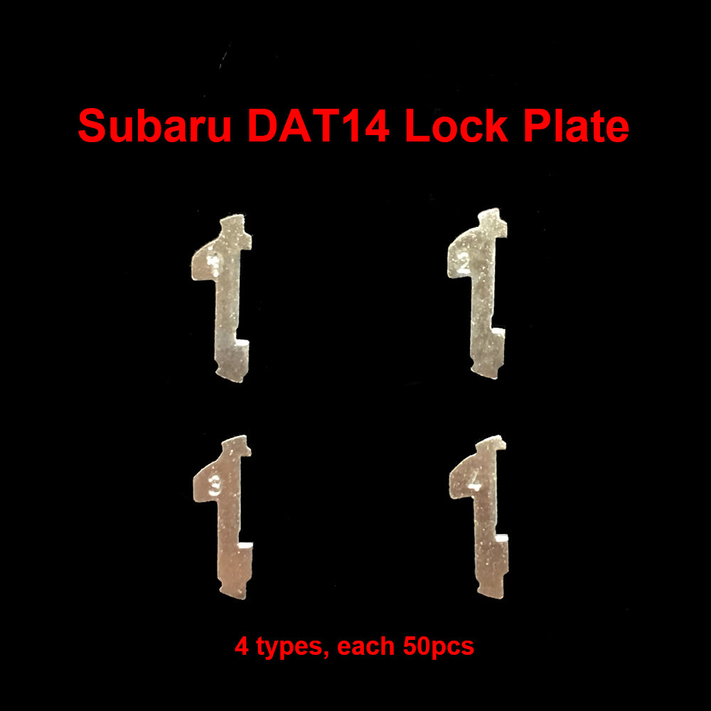 200pcs/lot DAT14 Car Lock Reed Locking Plate For Subaru Key Lock Repair Accessories Copper Keying Kit, Car Lock Reed Lock Plate Auto Lock Repair Locksmith Supplies