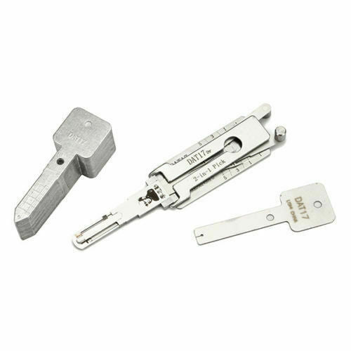 DAT17 Lishi 2 in 1 Auto Car Pick and Decoder Lock Pick Set for Subaru/ Tribeca/ Forester/ Imprezza/ Legacy/ Legacy outback/ Outback/ B9 tribeca, Locksmith Pick Lock Tool