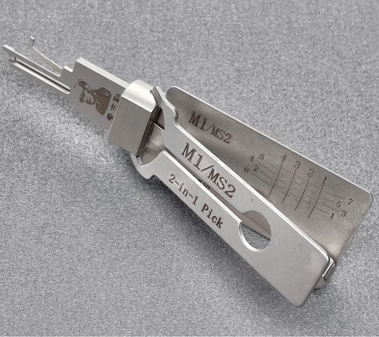 Lishi Lock Pick SC1, SC4, C123/S123, KW1, KW5, R52, AM5, M1/MS2, BE2-6/7 Original Key Decoder Reader Locksmith Tool