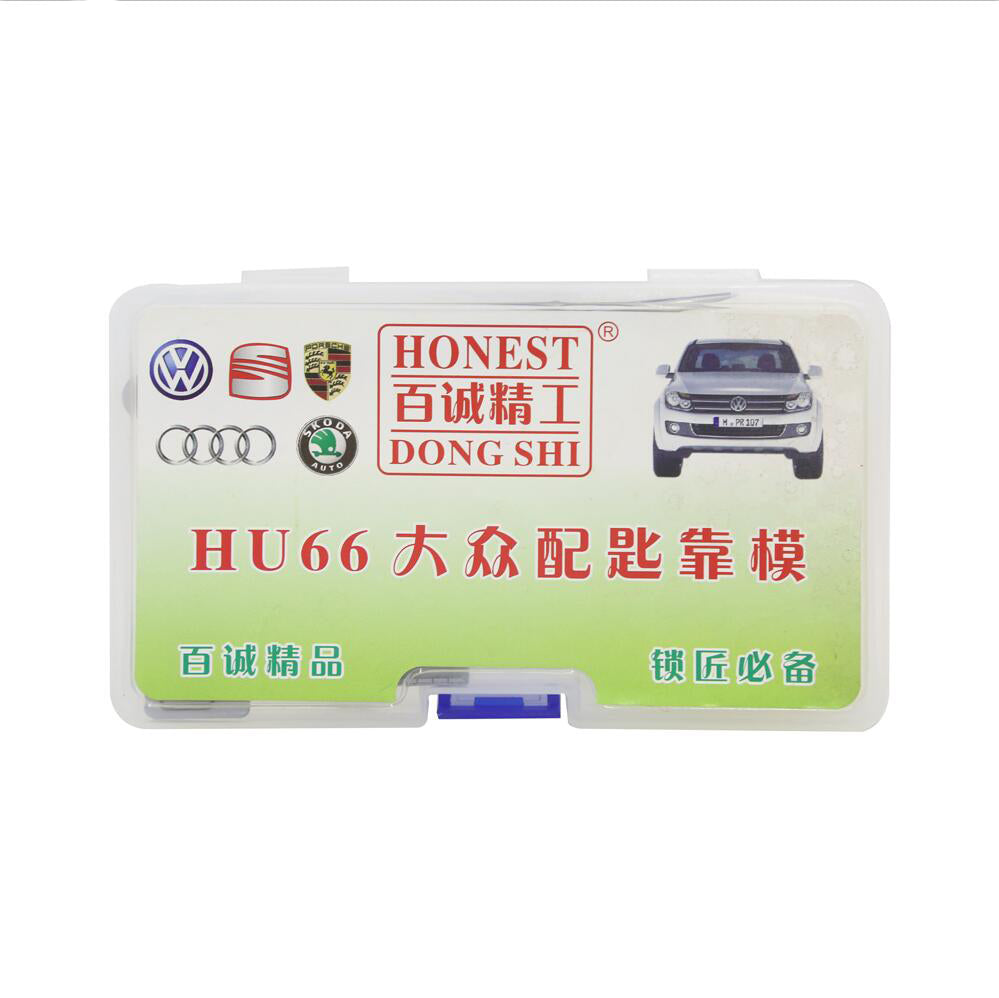 100% Genuine Honest HU66 Locksmith Supplies Car key Moulds For VW Audi Skoda Porsche Key Duplicating Locksmith Tools Lock Pick