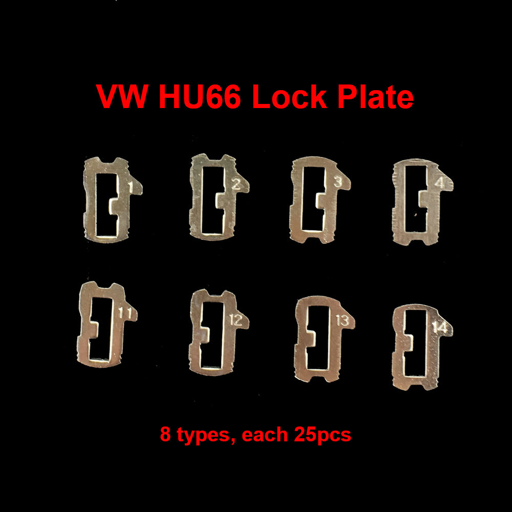 200pcs/lot HU66 Car Lock Reed Locking Plate For AUDI VW Volkswagen
