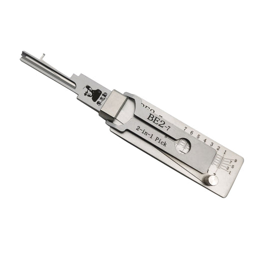 BE2-7 Original Lishi Lock Pick Key Decoder Reader Locksmith Tool for Best SFIC BE2 (7 Pin)