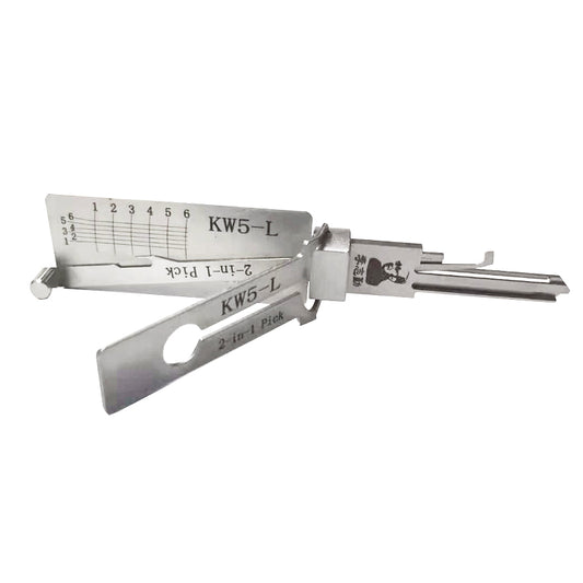 KW5-L Original Lishi Lock Pick Key Decoder Reader Locksmith Tool
