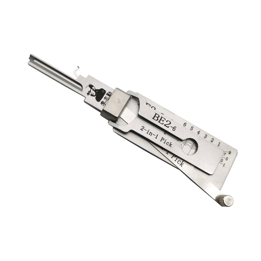 BE2-6 Original Lishi Lock Pick Key Decoder Reader Locksmith Tool for Best SFIC BE2 (6 Pin)