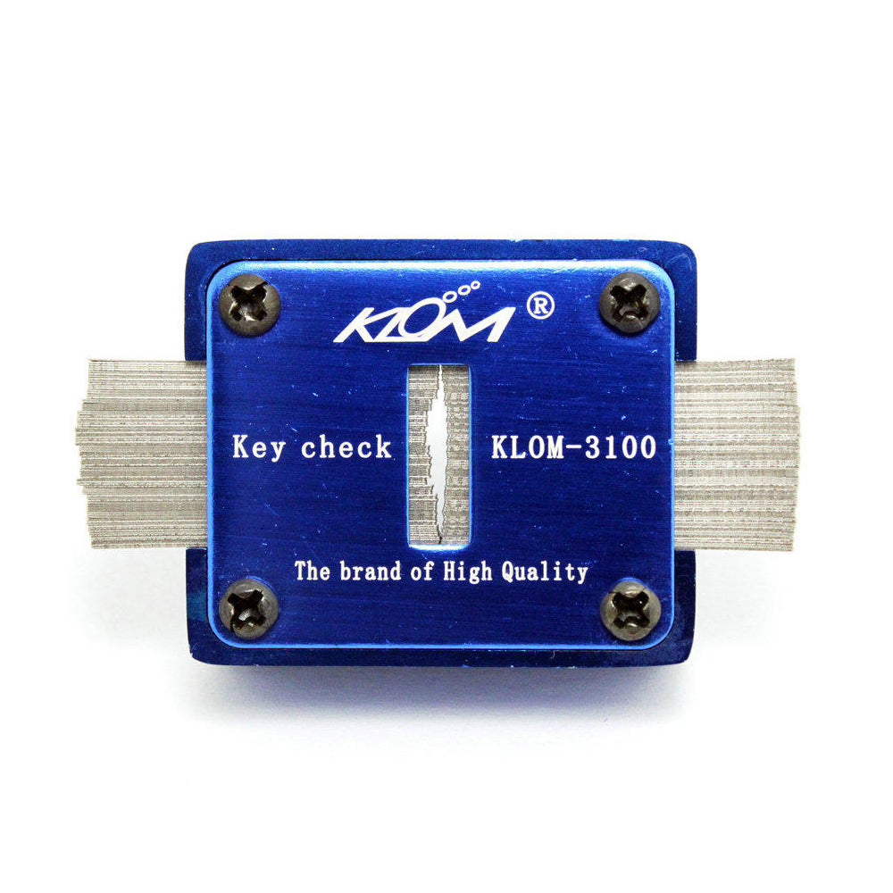 Genuine KLOM Key Check KLOM-3100 Key Checker Key Slot Thickness Measurement Instrument Locksmith Tools Equipment Lock Pick Set