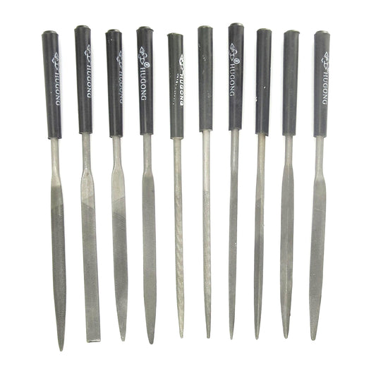 10pcs/lot Key Cleaner Hand Tool  4x160mm High Quality Mini Needle File Set Locksmith Tools Key Cleaner Assorted Files Hand Tool