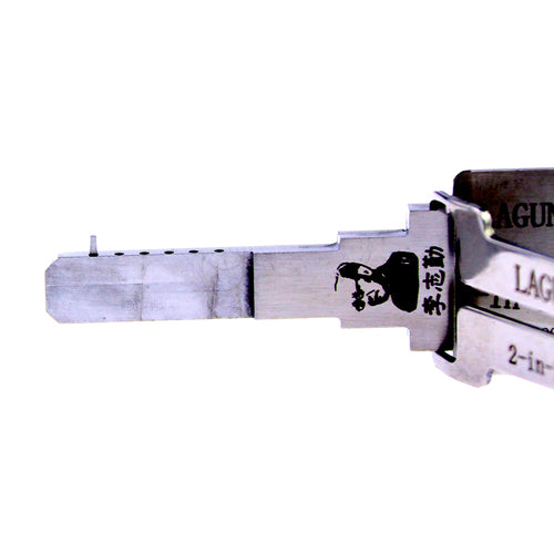 LAGUNA3 Lishi 2 in 1 Auto Car Pick and Decoder Lock Pick Set for Samsung/ Renault Laguna, Professional Locksmith Pick Lock Tool