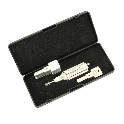 NE78 Lishi 2 in 1 Auto Car Pick and Decoder Lock Pick Set for Peugeot 406, 307, Professional Locksmith Pick Lock Tool Plug Reader Car Hand Tools