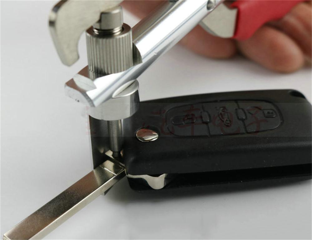 Original HUK Folding Key Split Pin Clamp Auto Remote Car Key Disassembly Pliers Tool Flip Key Remover Car Key Fixing Tools