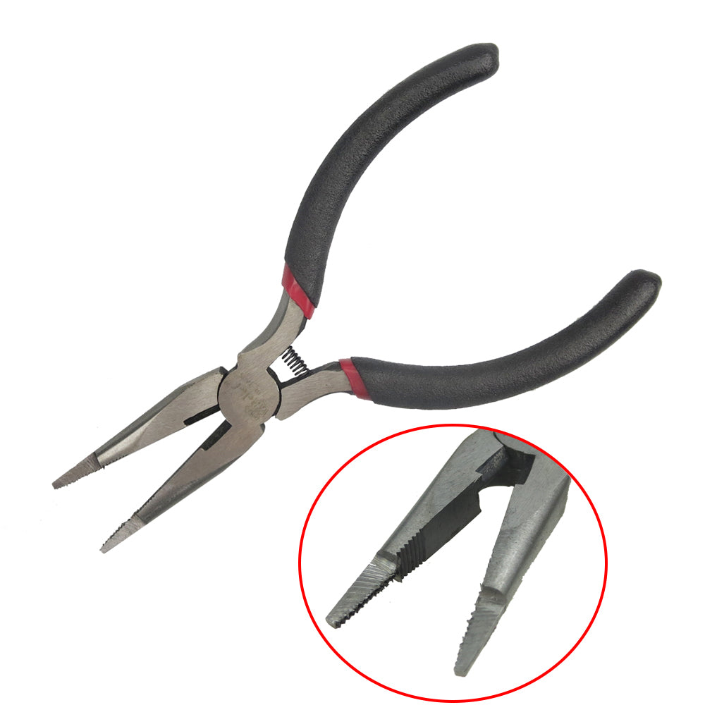 12cm Length Portable Mini Needle Nose Pliers For Fixing Pins Locksmith Supplies (with Teeth)