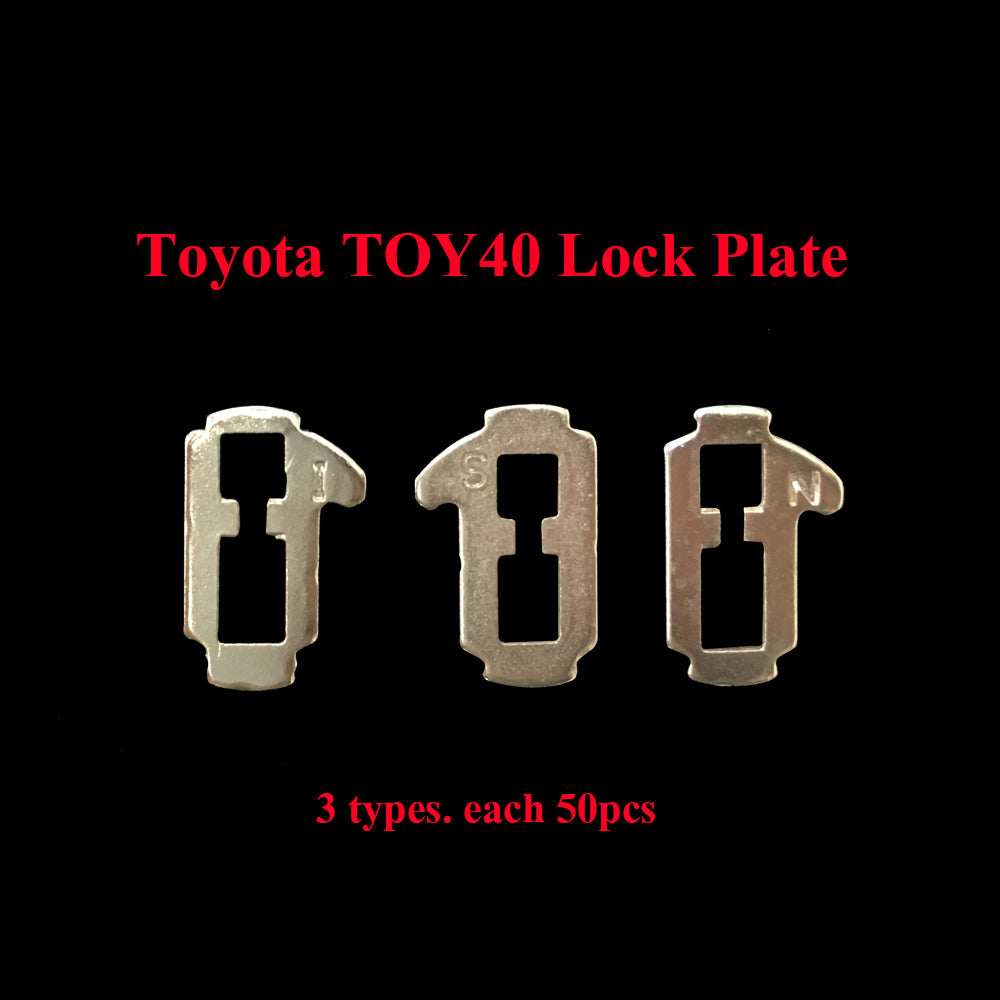 150pcs/lot TOY40 Car Lock Reed Locking Plate For Toyota Camry Crown (3 Types Each 50pcs)